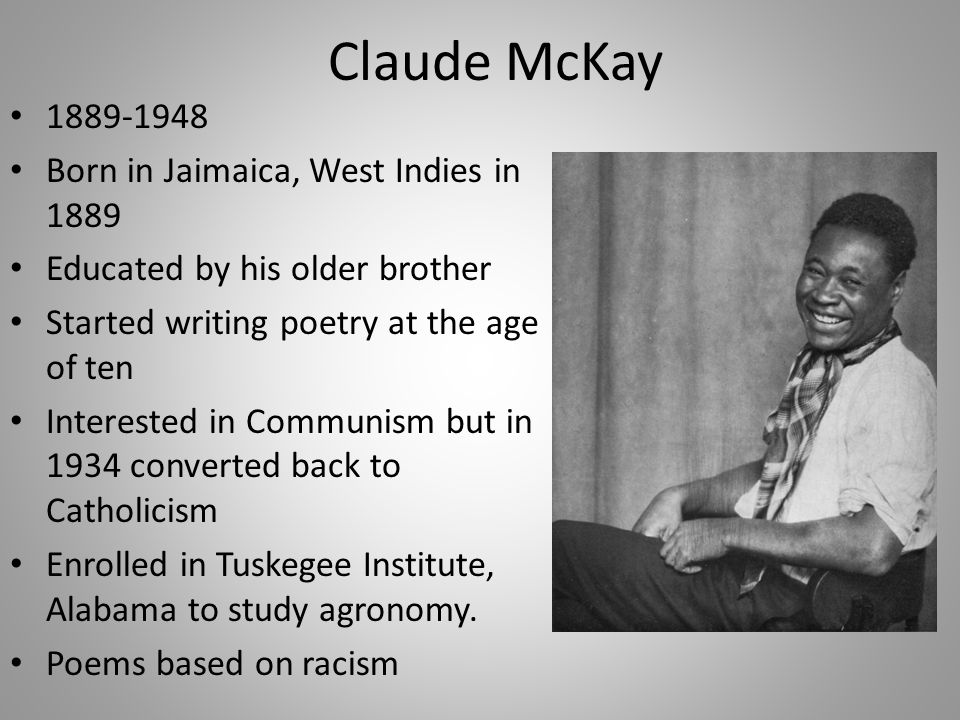 Claude McKay Critical Essays